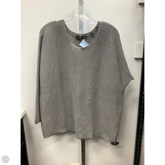 Sweater By Cejon In Grey, Size: 1x