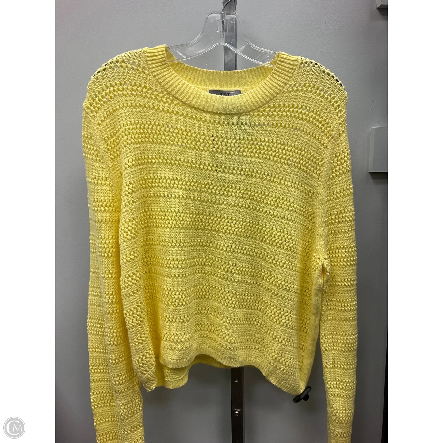 Sweater By Kut In Yellow, Size: L