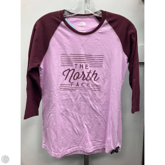 Top 3/4 Sleeve By The North Face In Pink, Size: M
