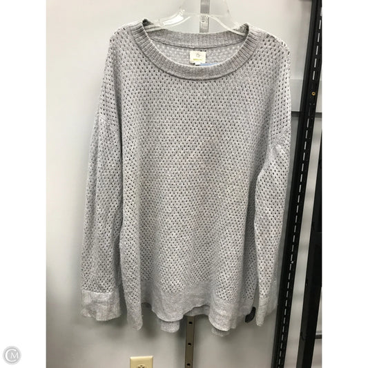 Top Long Sleeve By Offline By Aerie In Grey, Size: Xl
