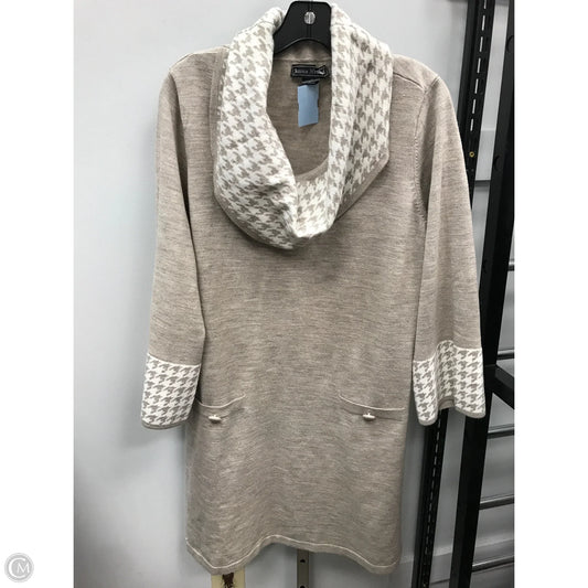 Dress Sweater By Jessica Howard In Beige, Size: Xl