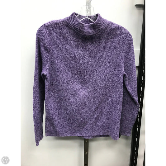 Sweater By Karen Scott In Purple, Size: Lp