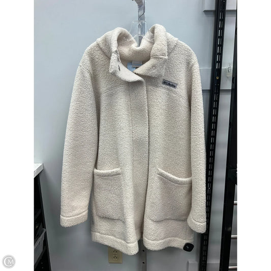 Coat Faux Fur & Sherpa By Columbia In Cream, Size: Xxl