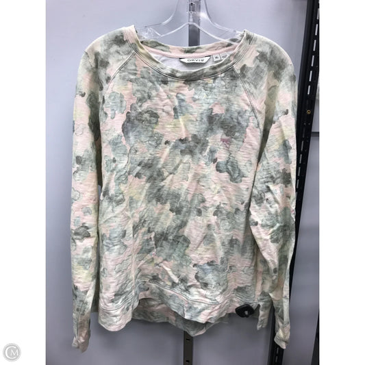 Top Long Sleeve By Orvis In Floral Print, Size: Xl