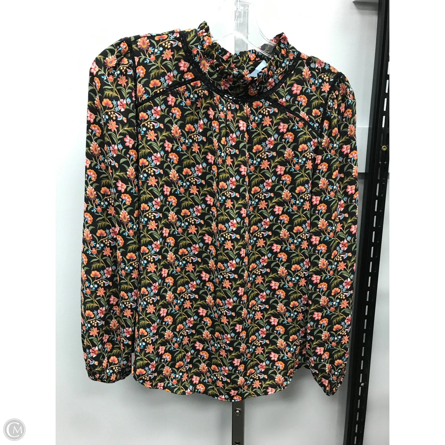 Top Long Sleeve By Loft In Floral Print, Size: Xsp