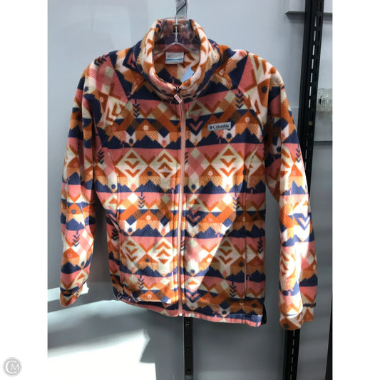 Jacket Fleece By Columbia In Geometric Pattern, Size: Xl