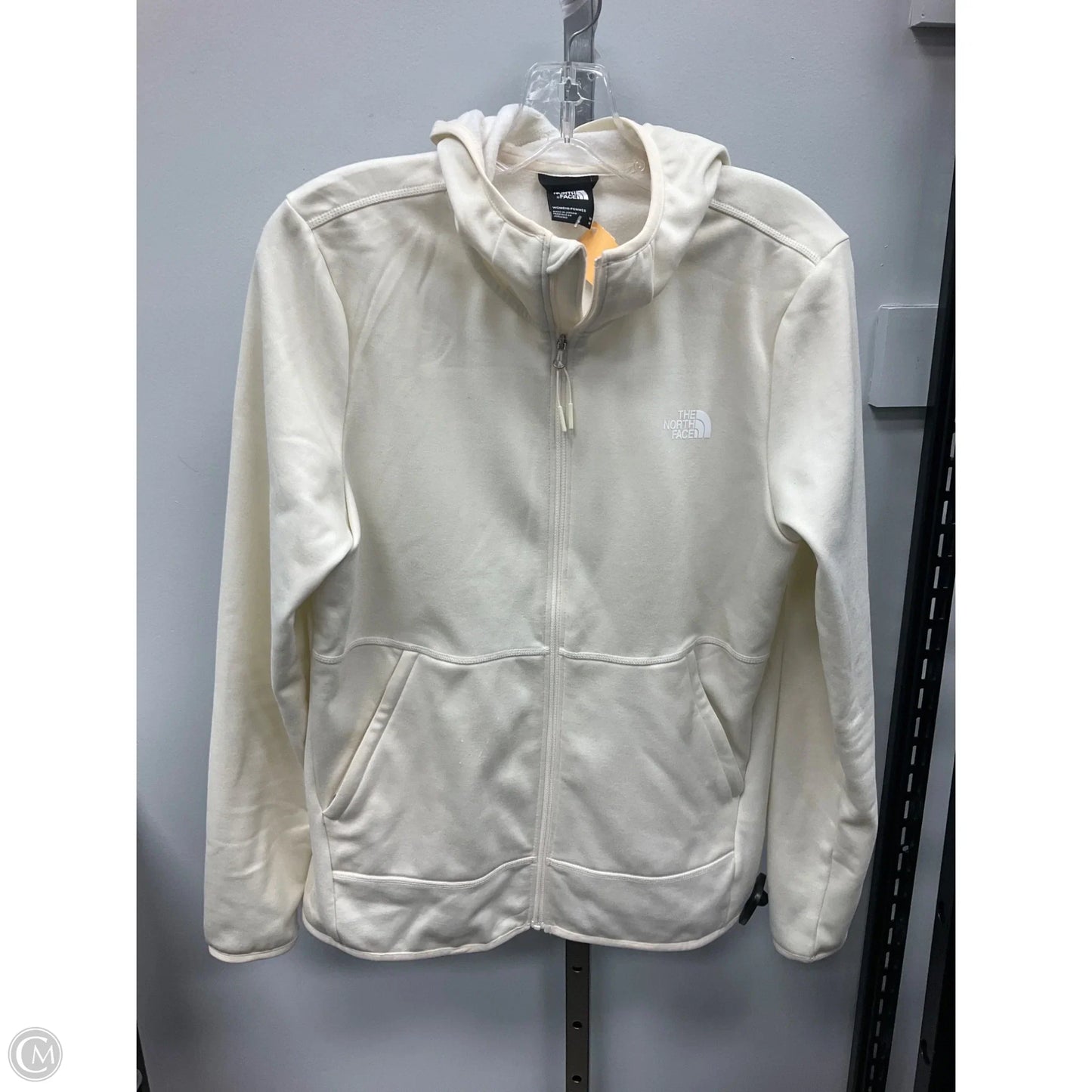 Athletic Jacket By The North Face In Cream, Size: M