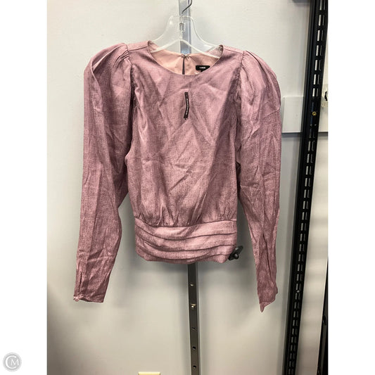 Top Long Sleeve By Express In Mauve, Size: Xs