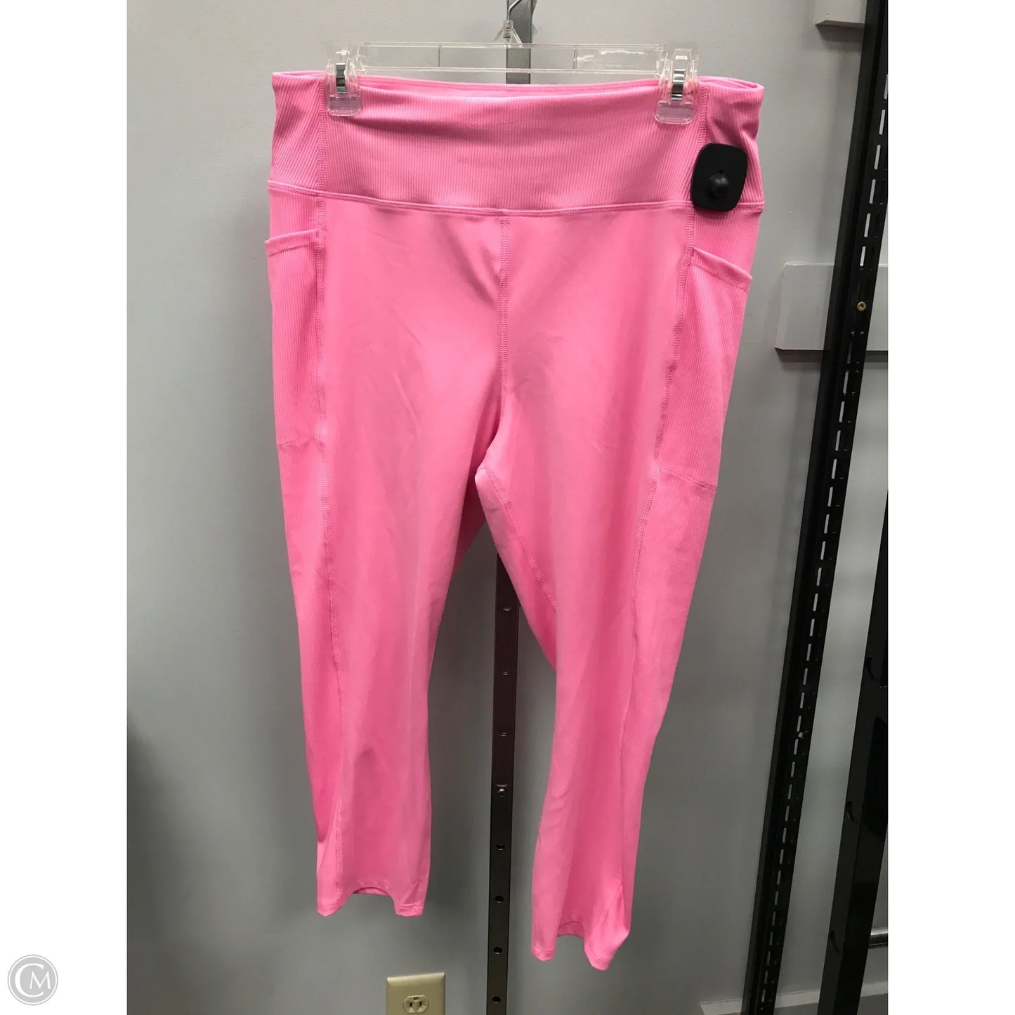 Athletic Leggings By Athletic Works In Pink, Size: Xl