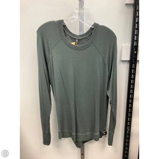 Athletic Top Long Sleeve Crewneck By Athleta In Green, Size: L