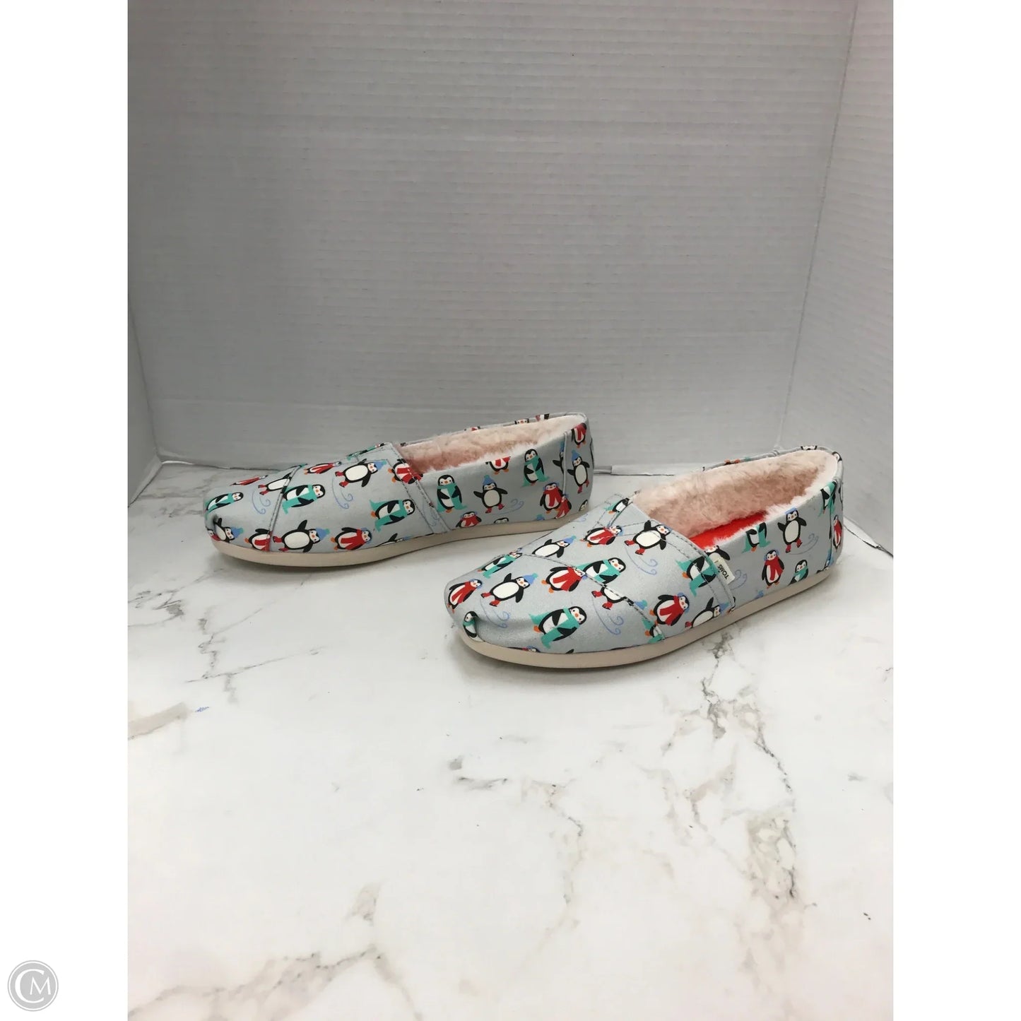 Shoes Flats By Toms In Grey, Size: 8