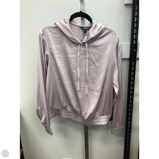 Top Long Sleeve By Express In Purple, Size: L