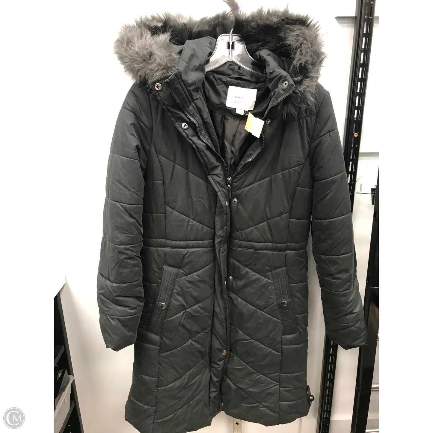 Coat Puffer & Quilted By A New Day In Black, Size: M