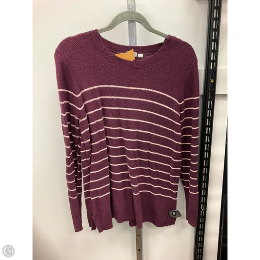 Top Long Sleeve By Gap In Purple, Size: Xl