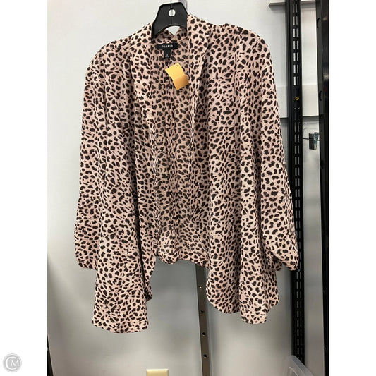 Cardigan By Torrid In Animal Print, Size: 22