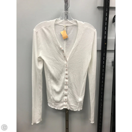 Top Long Sleeve By Free People In White, Size: L