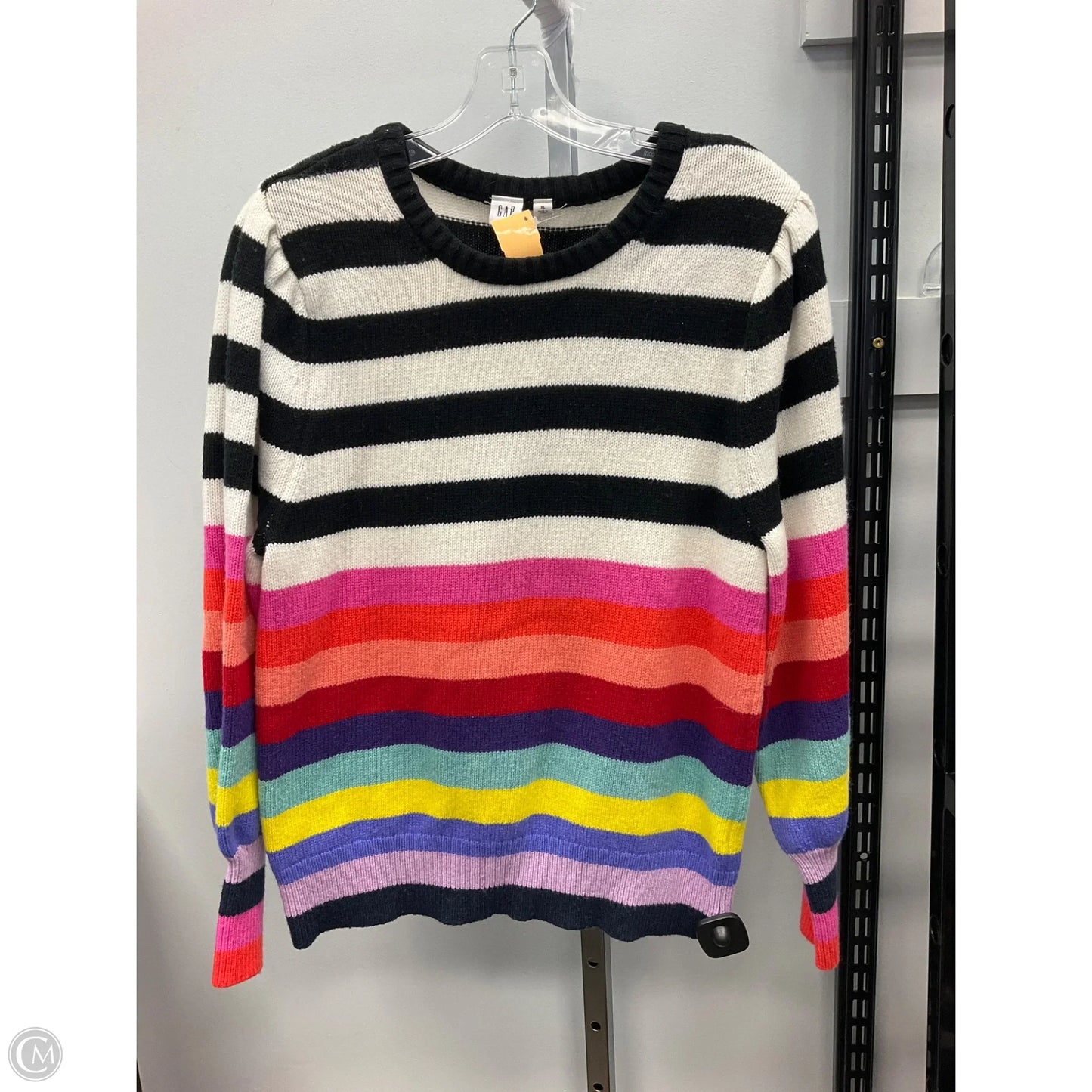 Sweater By Gap In Striped Pattern, Size: Xl