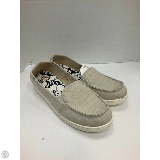 Shoes Flats By Roxy In Beige, Size: 11