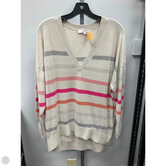 Sweater By Loft In Multi-colored, Size: L