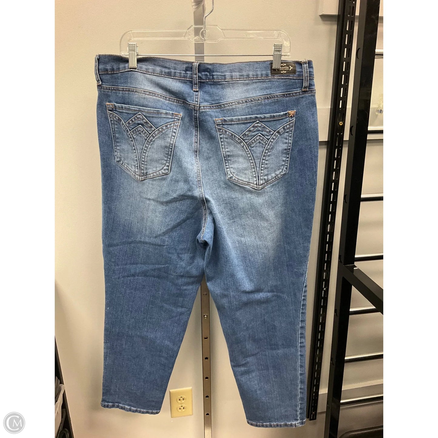 Jeans Skinny By Nanette Lepore In Blue Denim, Size: 16