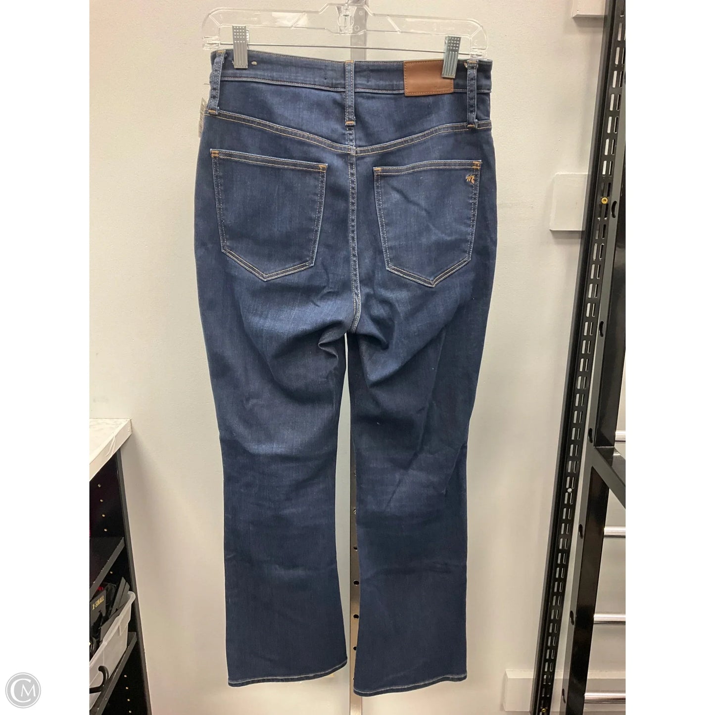 Jeans Flared By Madewell In Blue Denim, Size: 4