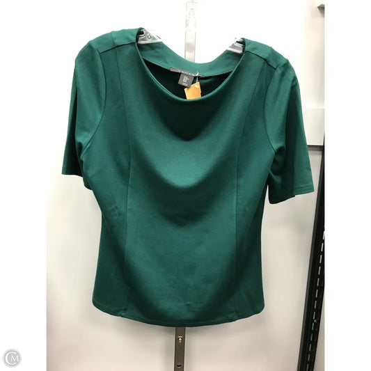 Top Short Sleeve By Tahari In Green, Size: M