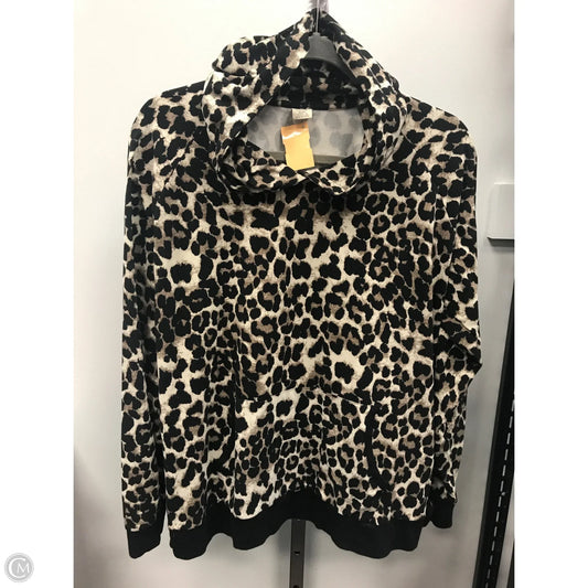 Top Long Sleeve By Lildy In Animal Print, Size: L