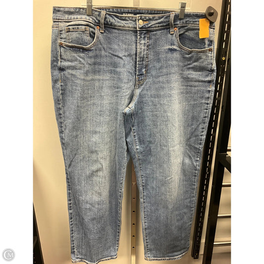 Jeans Straight By Old Navy In Blue Denim, Size: 20