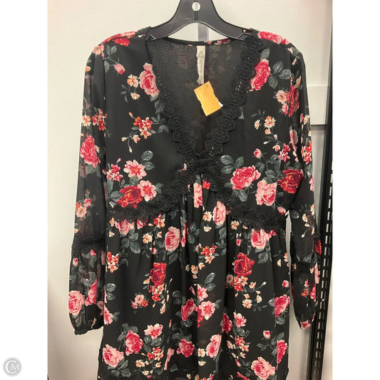Dress Casual Short By America Rag In Floral Print, Size: M