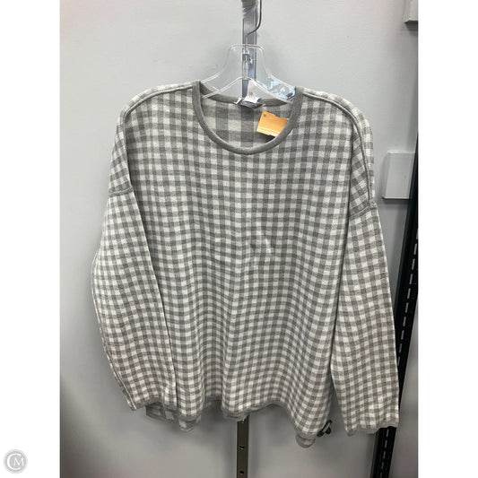 Sweater By J. Jill In Checkered Pattern, Size: L