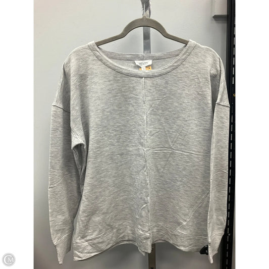 Top Long Sleeve By Haven In Grey, Size: L