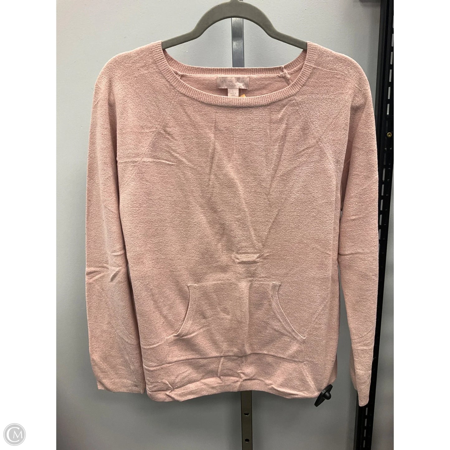 Top Long Sleeve By Barefoot Dreams In Pink, Size: L