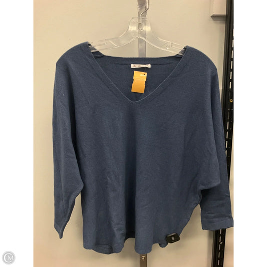 Top Long Sleeve By Vila Milano In Blue, Size: Xs