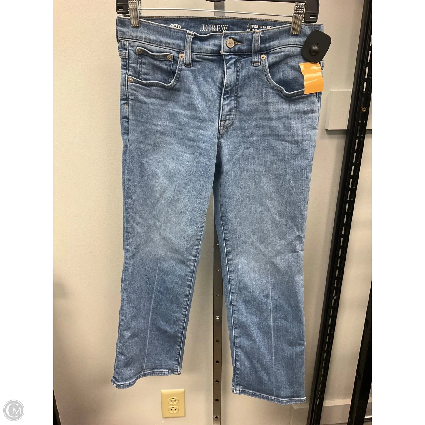Jeans Cropped By J. Crew In Blue Denim, Size: 4p