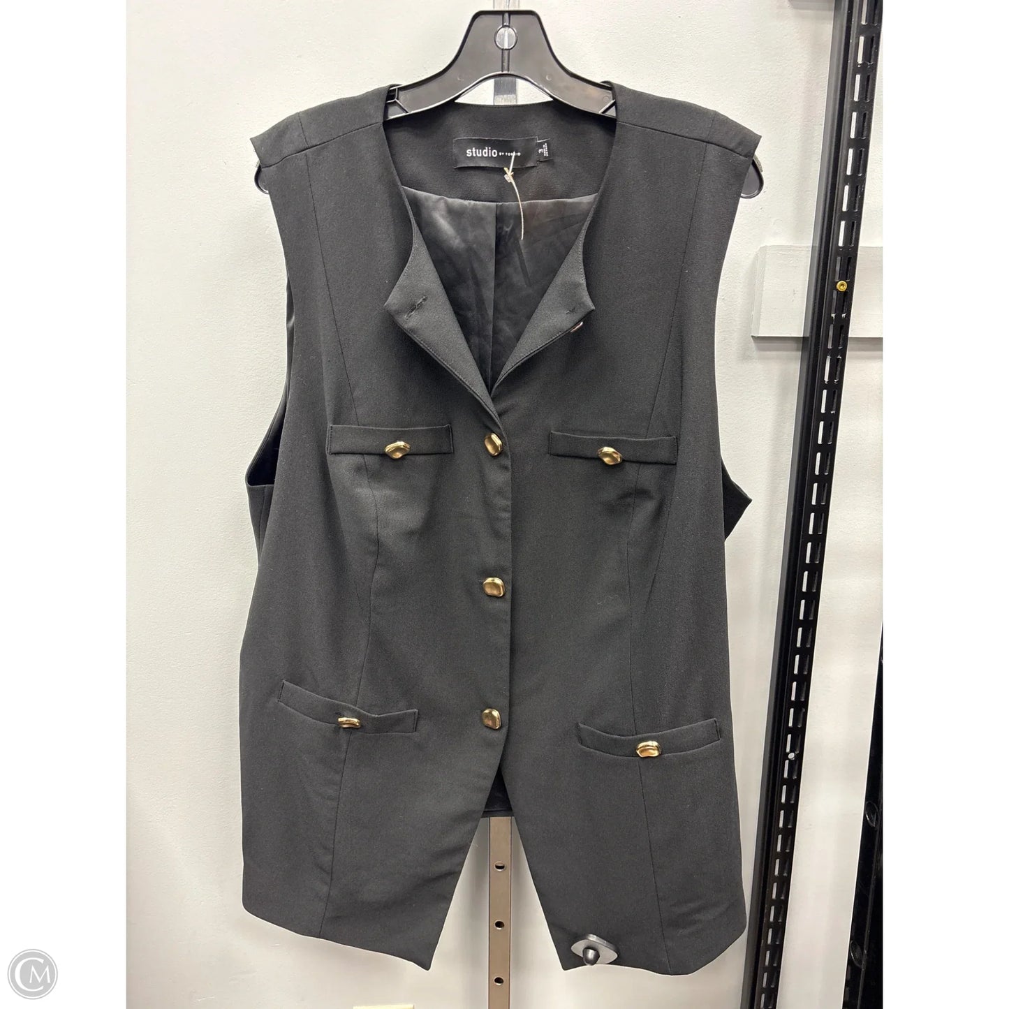 Vest Other By Torrid In Black, Size: 3x