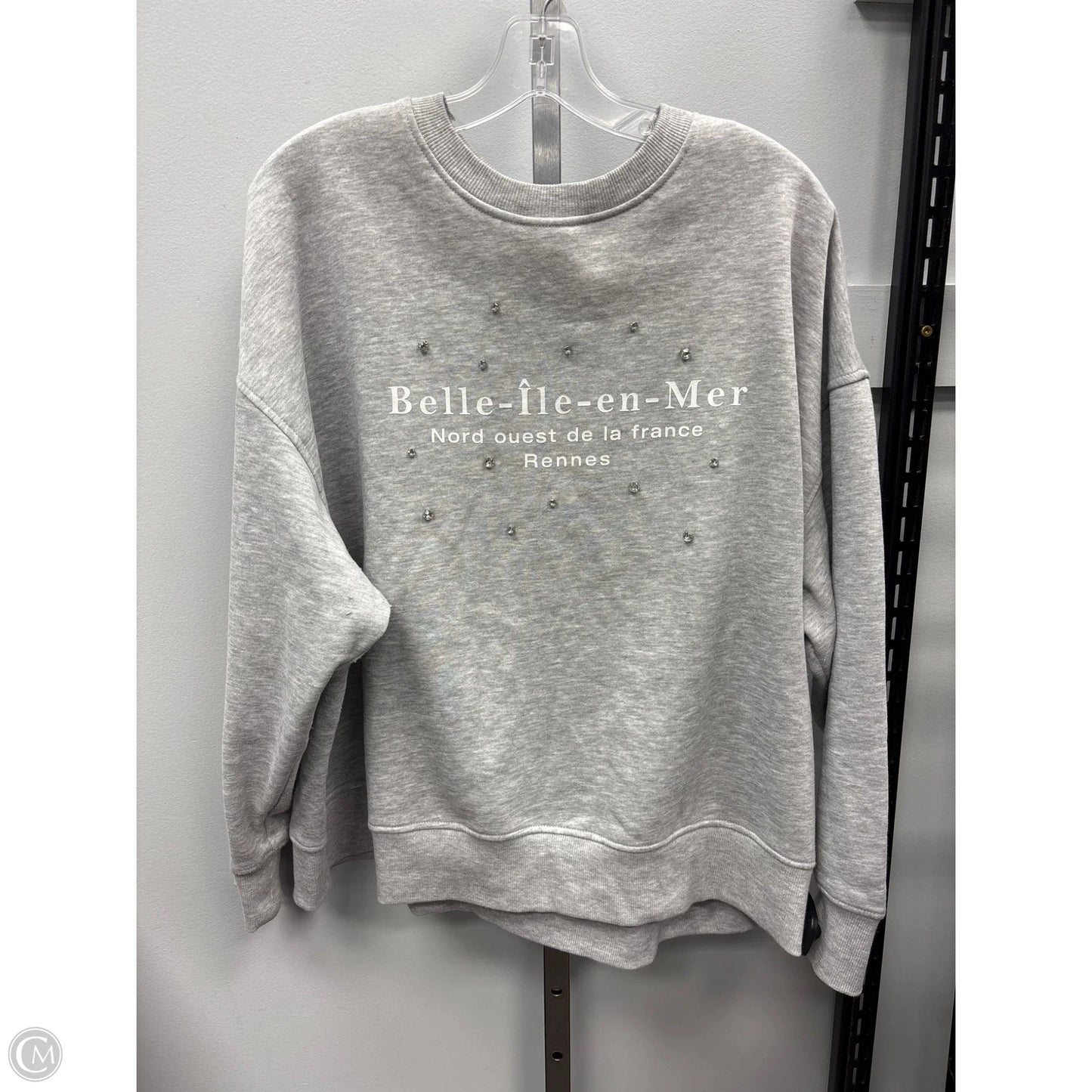 Sweatshirt Crewneck By Divided In Grey, Size: Xl