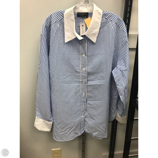 Top Long Sleeve By Lane Bryant In Striped Pattern, Size: Xl