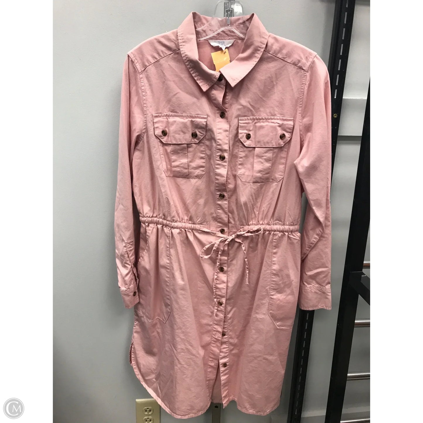 Dress Casual Short By Time And Tru In Pink, Size: M