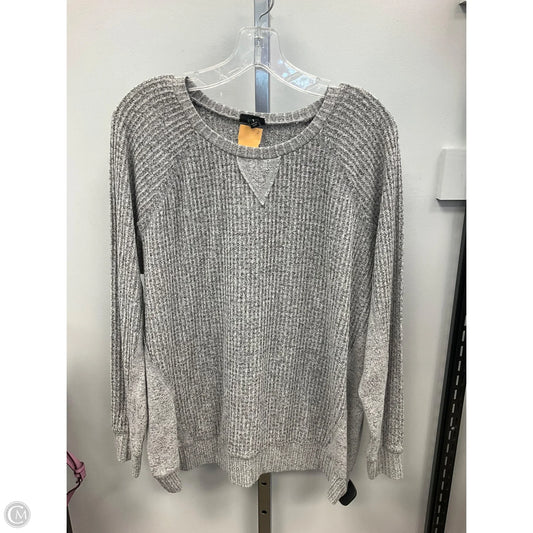Top Long Sleeve By Torrid In Grey, Size: 1x