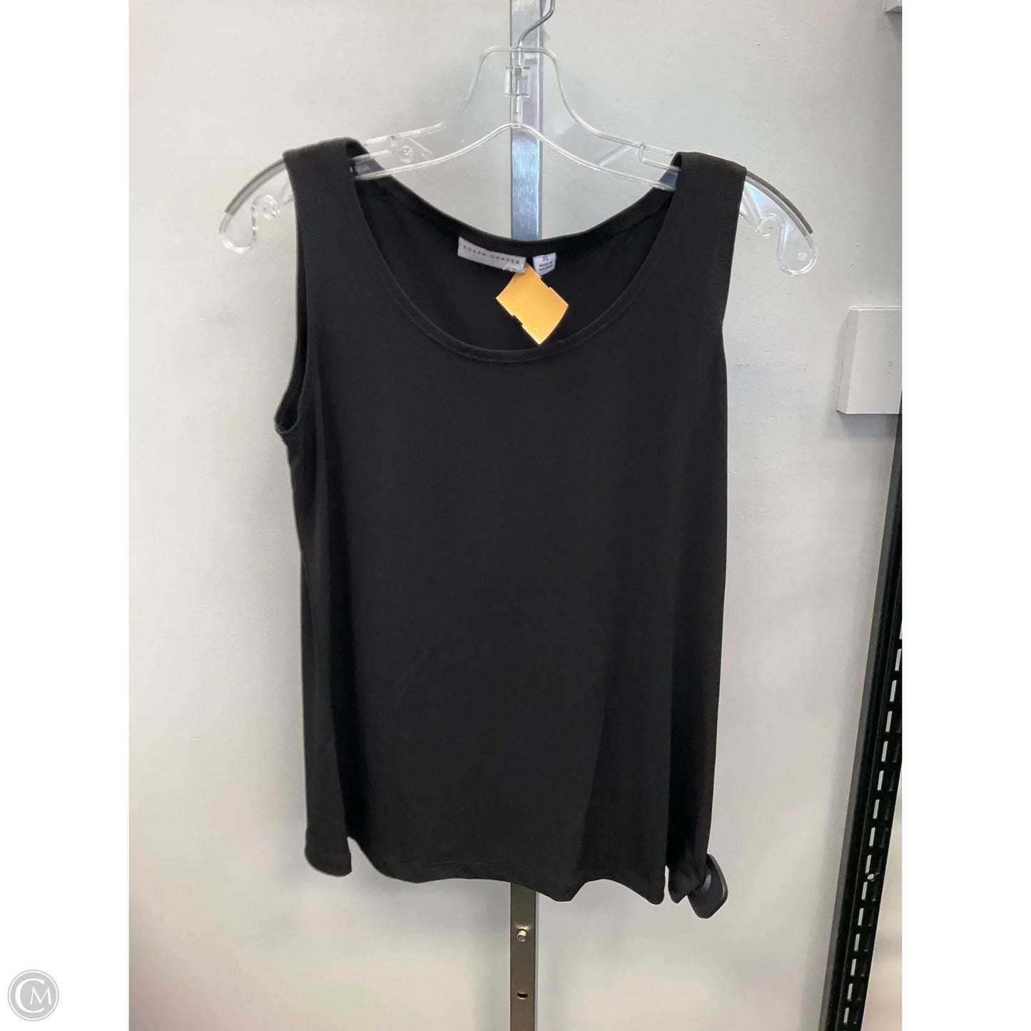 Top Sleeveless Basic By Susan Graver In Black, Size: Xs