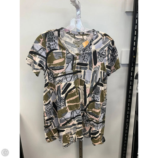 Top Short Sleeve By Logo In Multi-colored, Size: Xxs