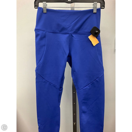 Athletic Leggings By Spyder In Blue, Size: S