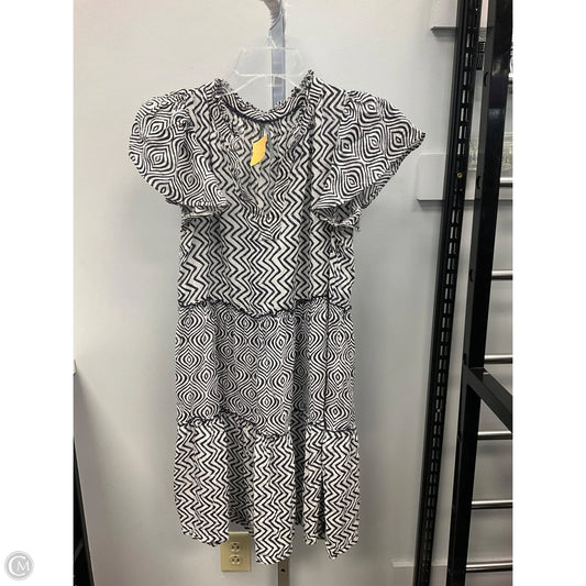 Dress Casual Short By Anthropologie In Blue & White, Size: S