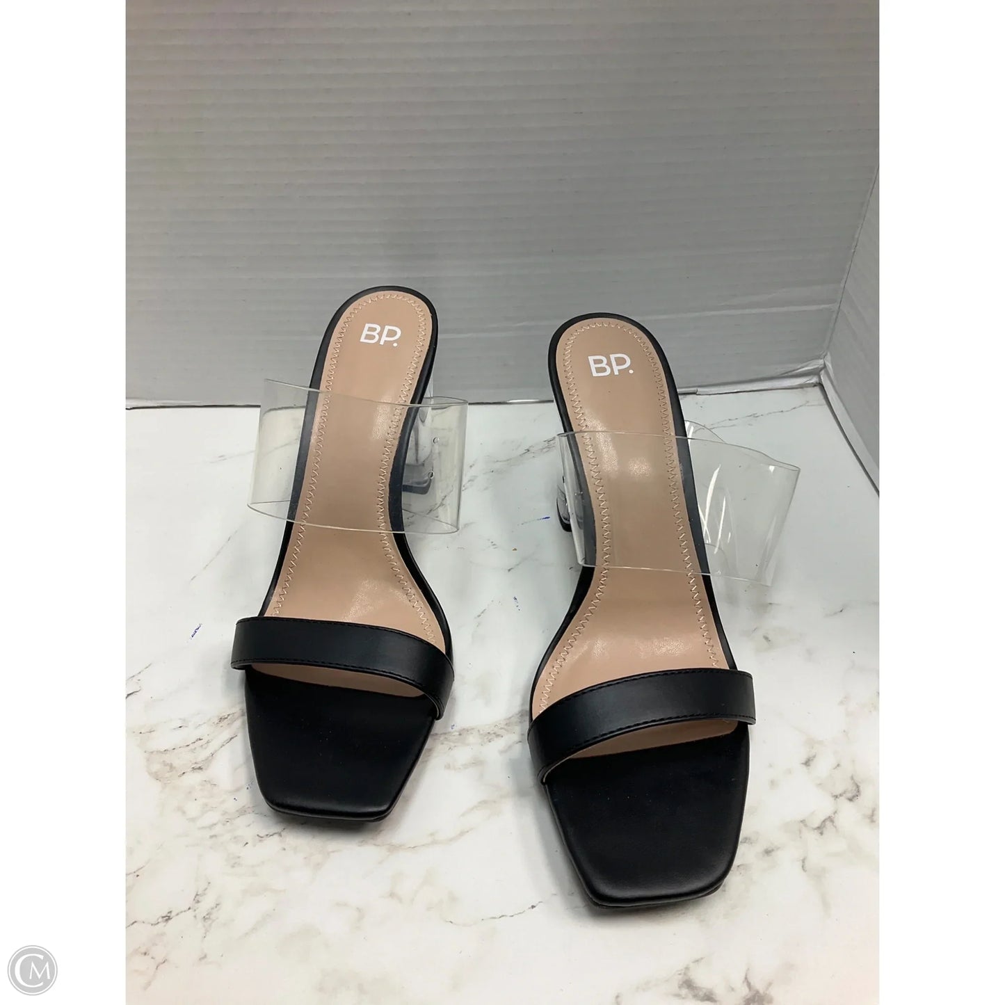 Sandals Heels Block By Bp In Clear, Size: 10