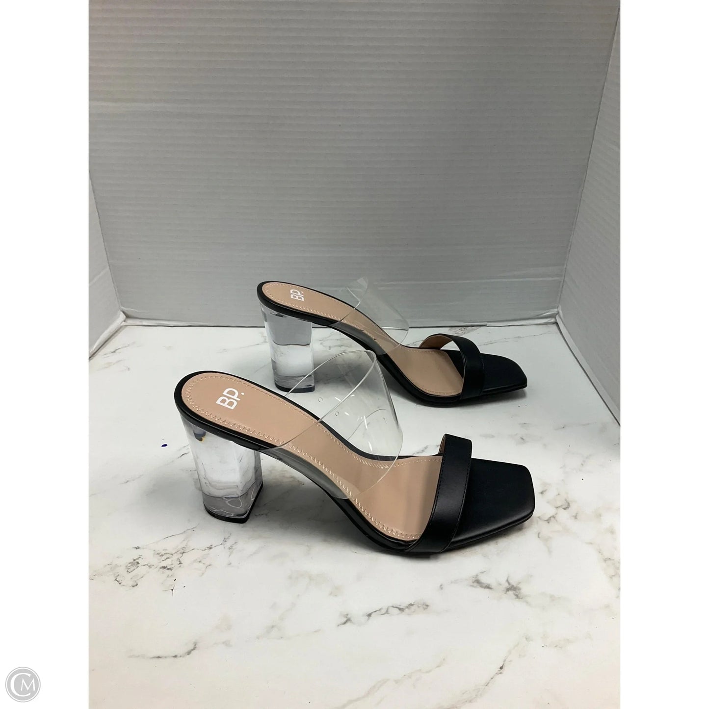 Sandals Heels Block By Bp In Clear, Size: 10