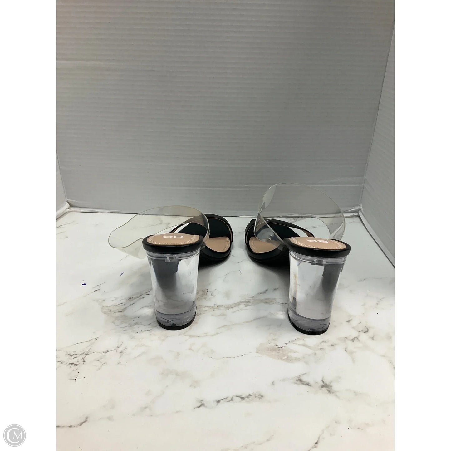 Sandals Heels Block By Bp In Clear, Size: 10