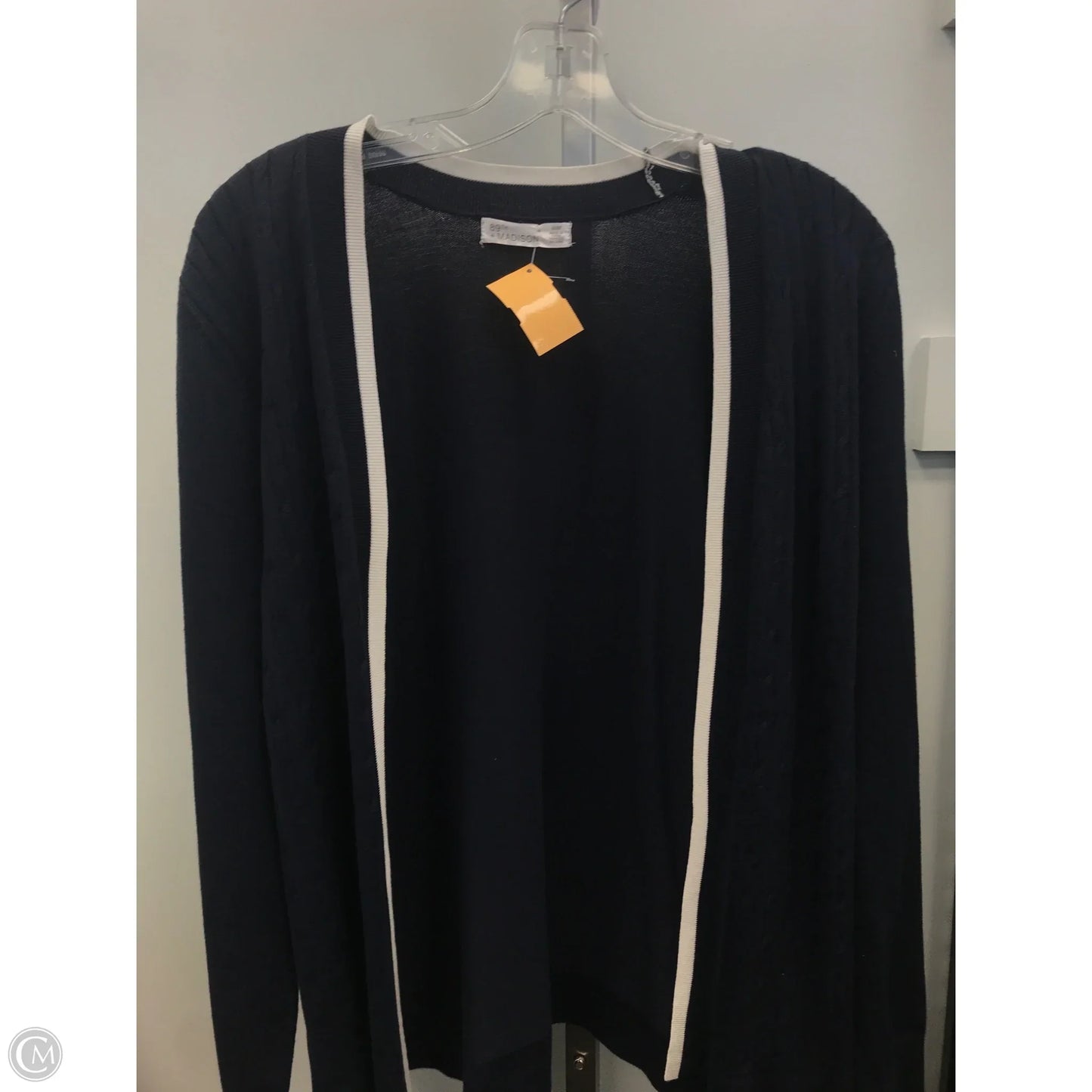 Sweater Cardigan By 89th And Madison In Navy, Size: M
