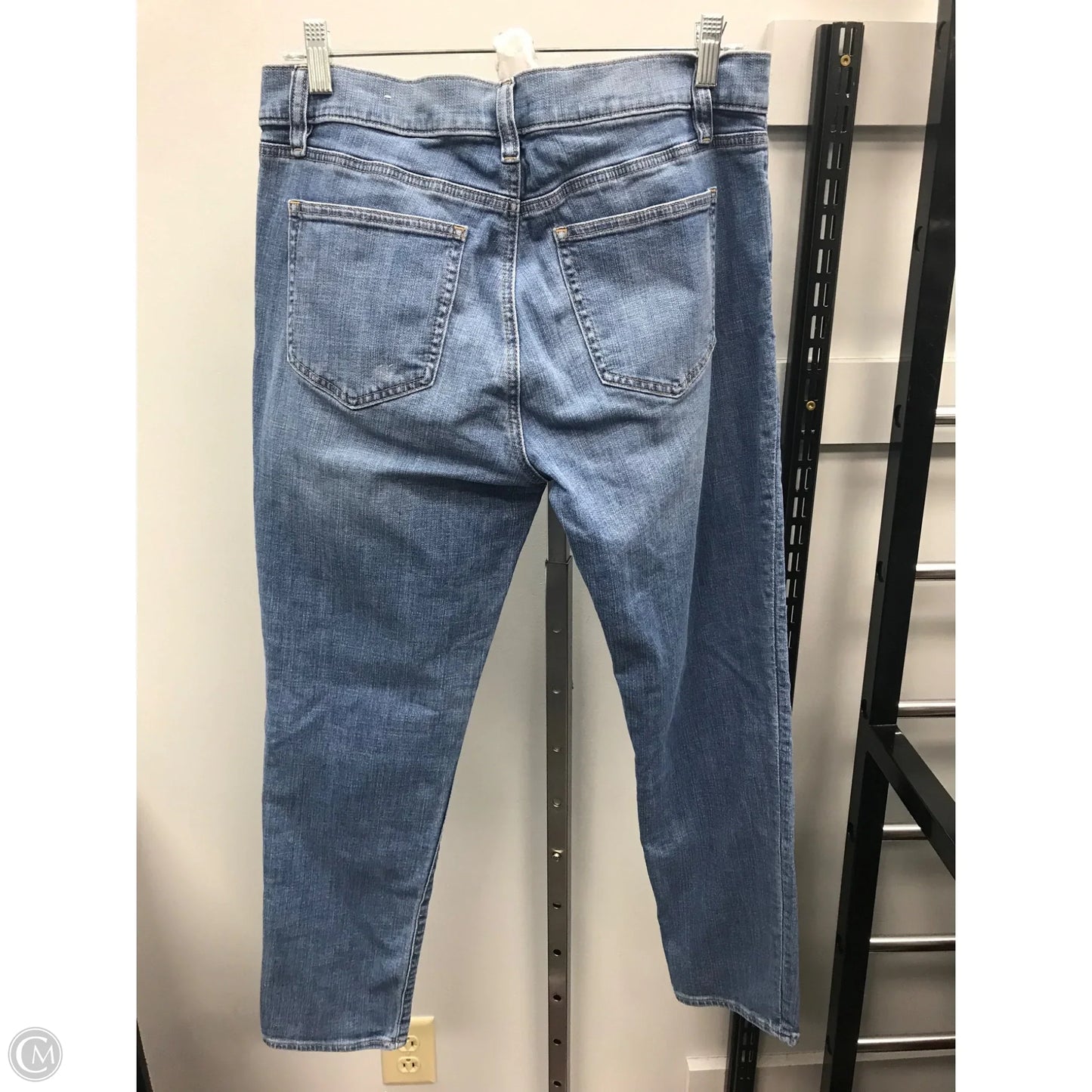 Jeans Straight By Ann Taylor In Blue Denim, Size: 10