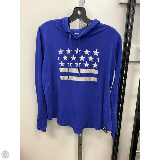 Top Long Sleeve By Under Armour In Blue, Size: S