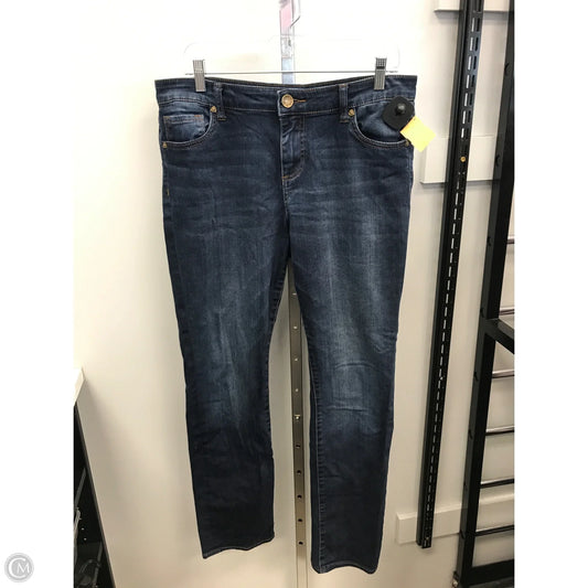 Jeans Boyfriend By Kut In Blue Denim, Size: 10
